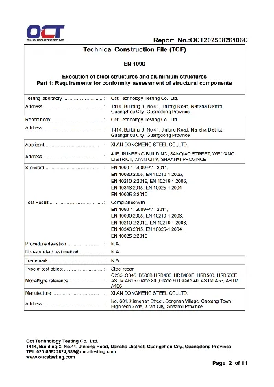 CPR REPORT EN 1090 102 CPR REPORT EN 1090 102